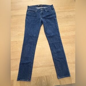 Levi's Blue Women's Jeans Classic Fit Slim Long